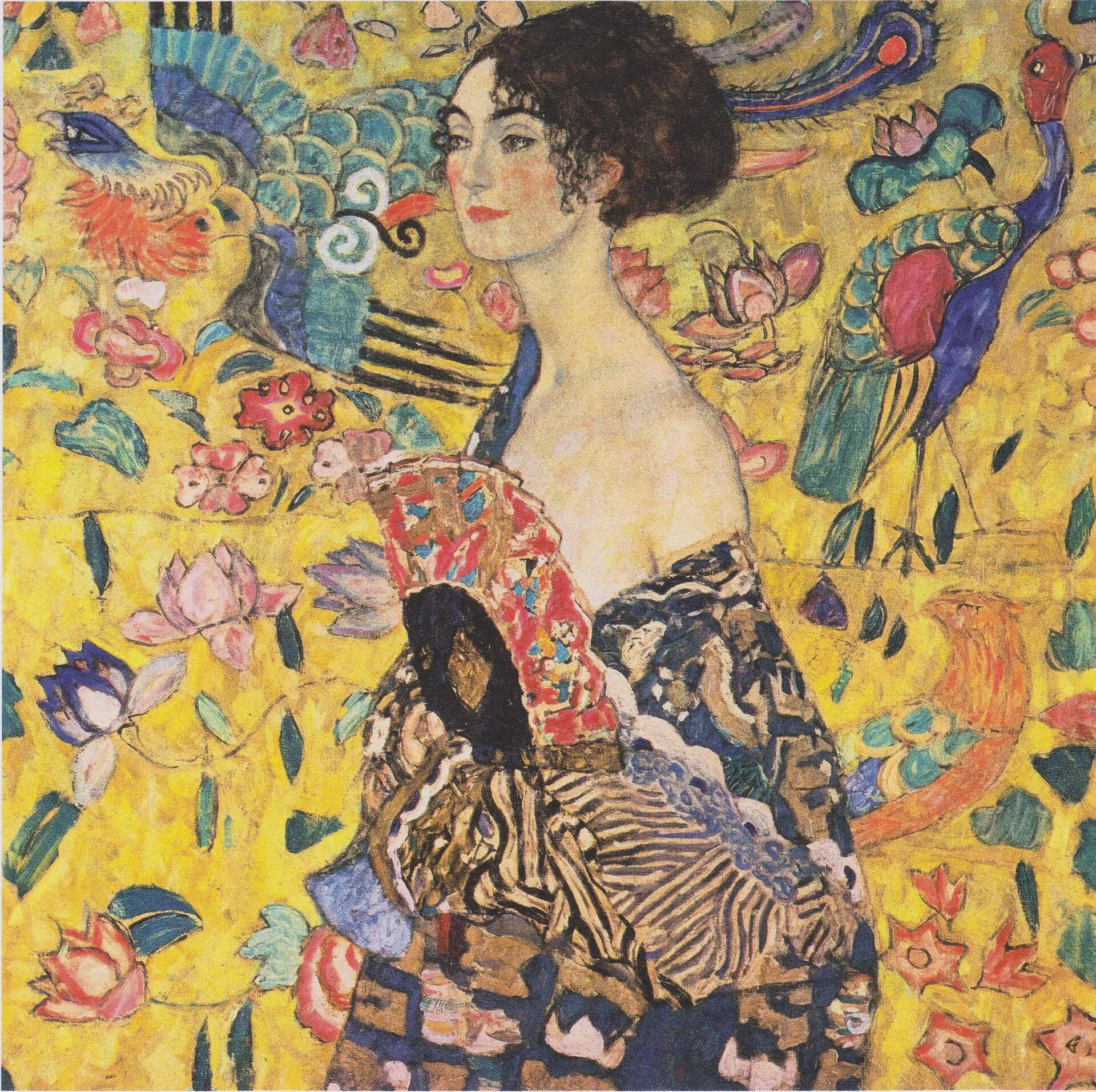 La Dame à l'éventail, Gustav Klimt (1917–1918)