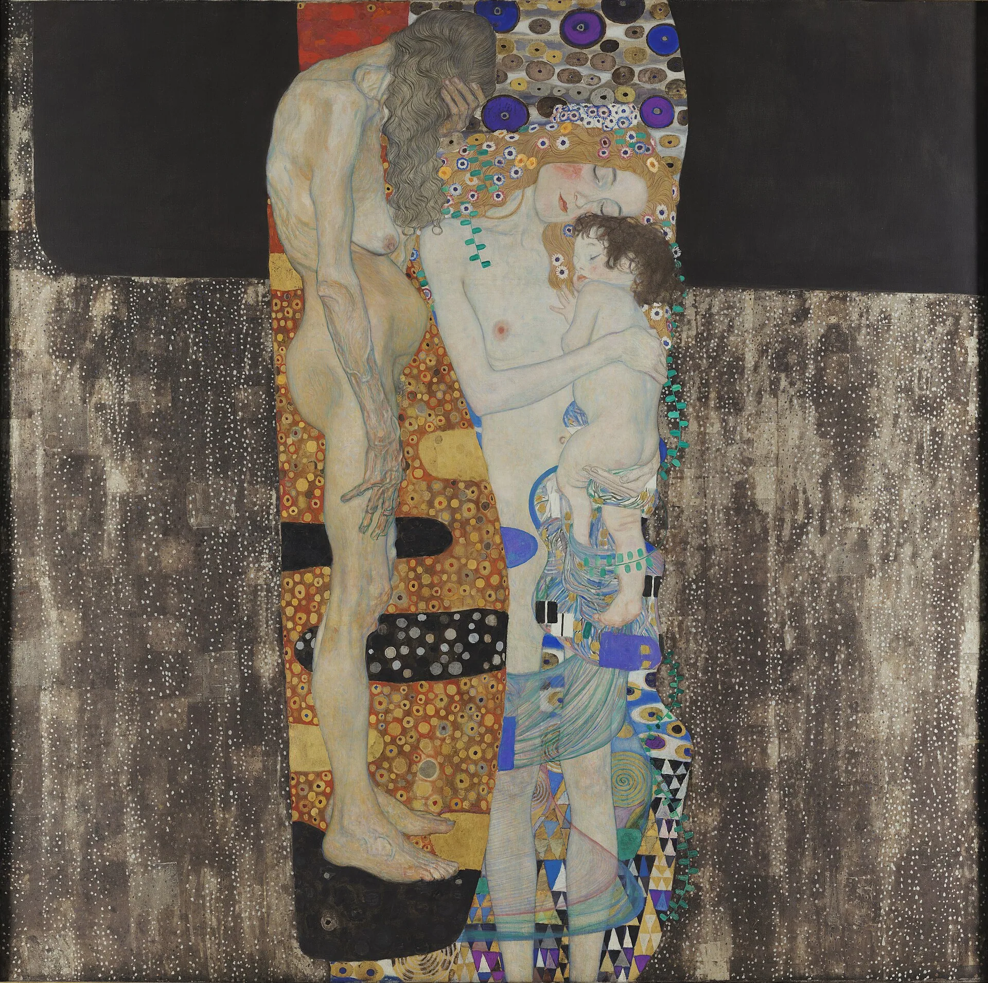 Les Trois Âges de la femme, Gustav Klimt (1905)
