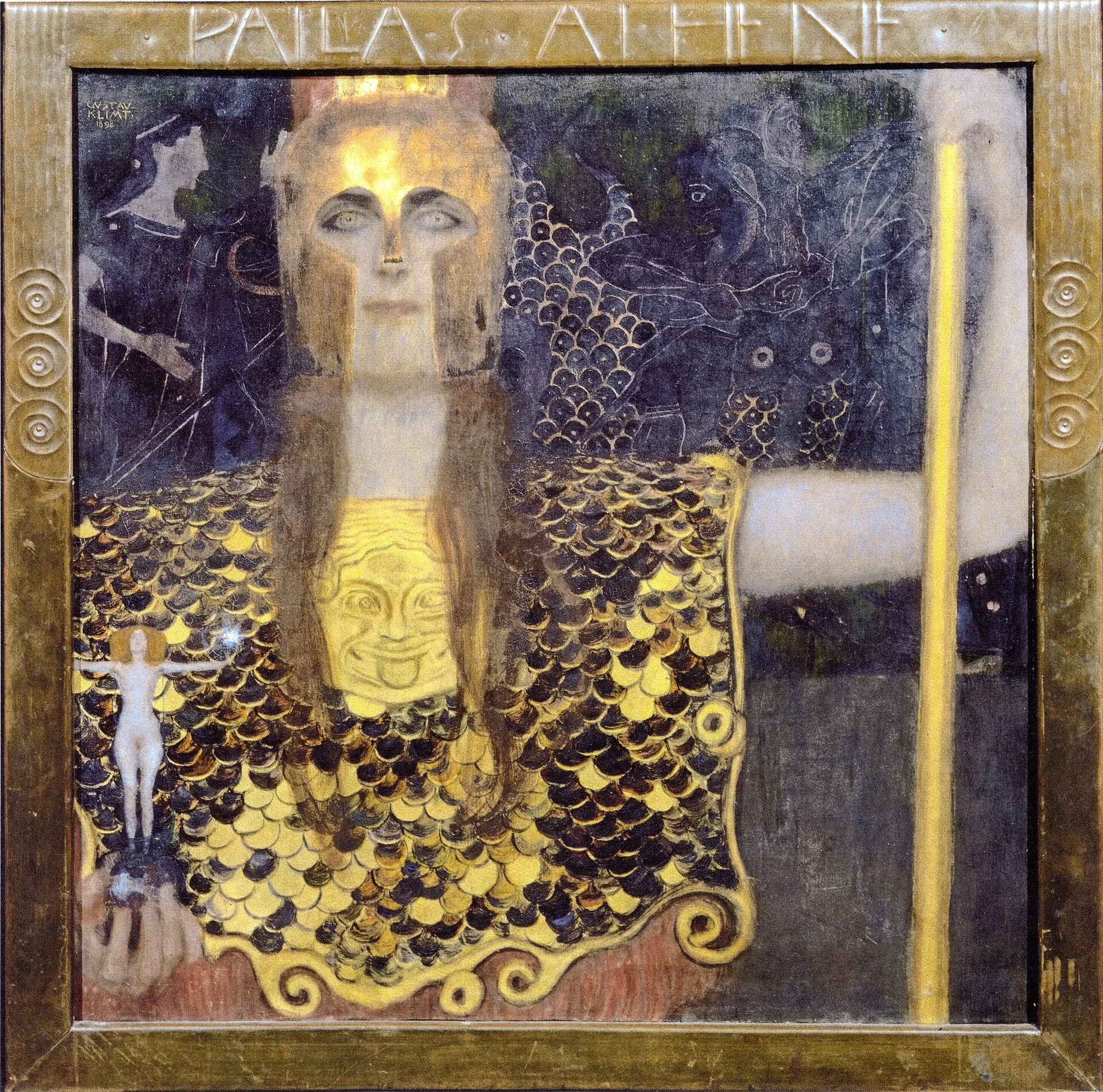 Pallas Athéna, Gustav Klimt (1898)