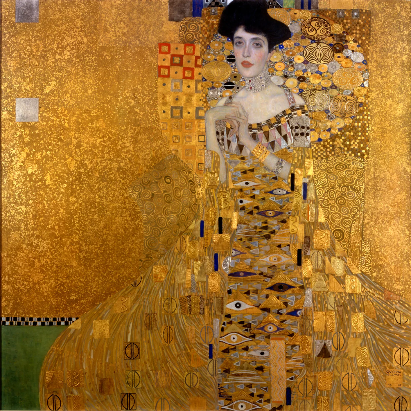 Portrait d'Adele Bloch-Bauer I, Gustav Klimt (1907)