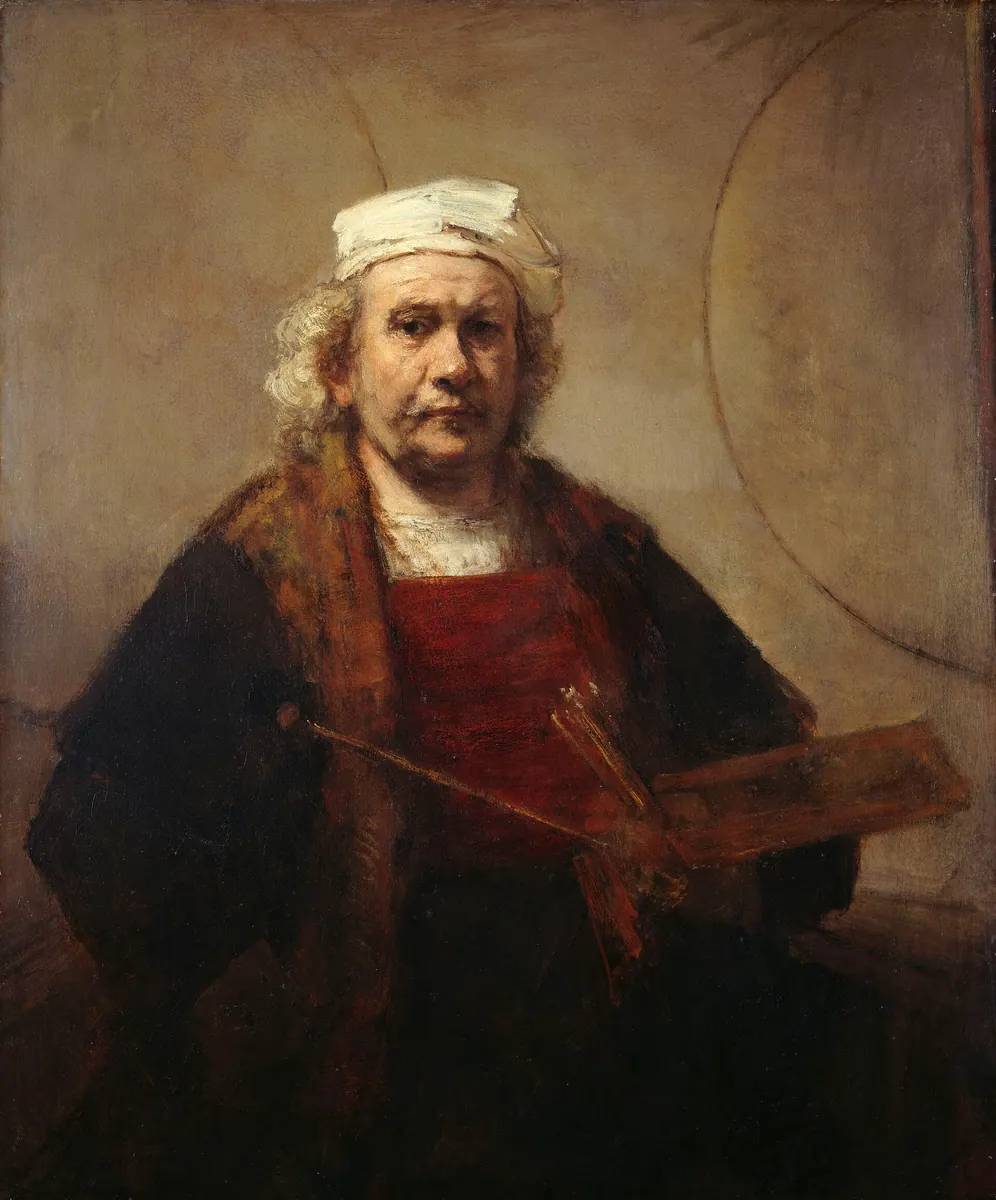 Autoportrait aux deux cercles, Rembrandt