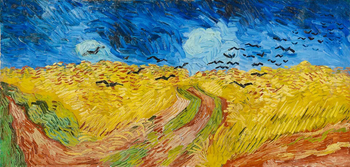 Champ de blé aux corbeaux, Vincent van Gogh