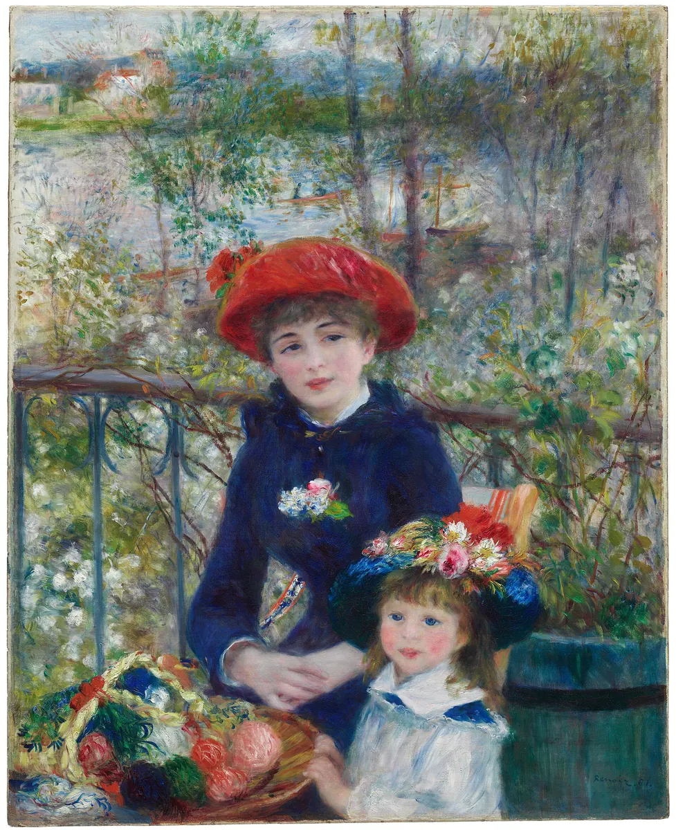 Deux sœurs (Sur la terrasse)