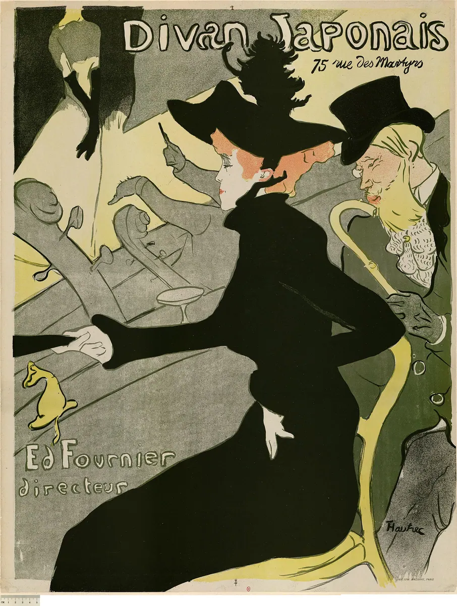 Divan japonais, Henri de Toulouse-Lautrec