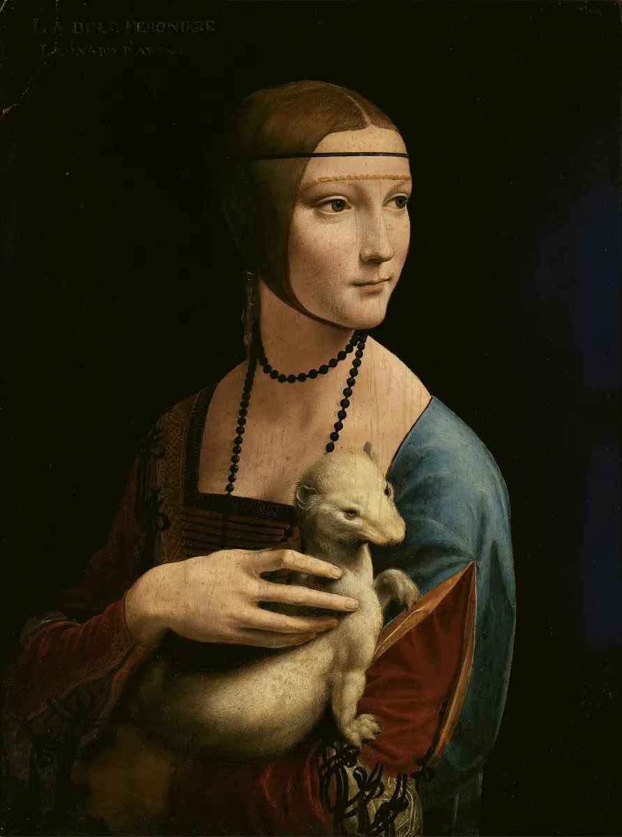 La Dame à l'hermine, Léonard de Vinci