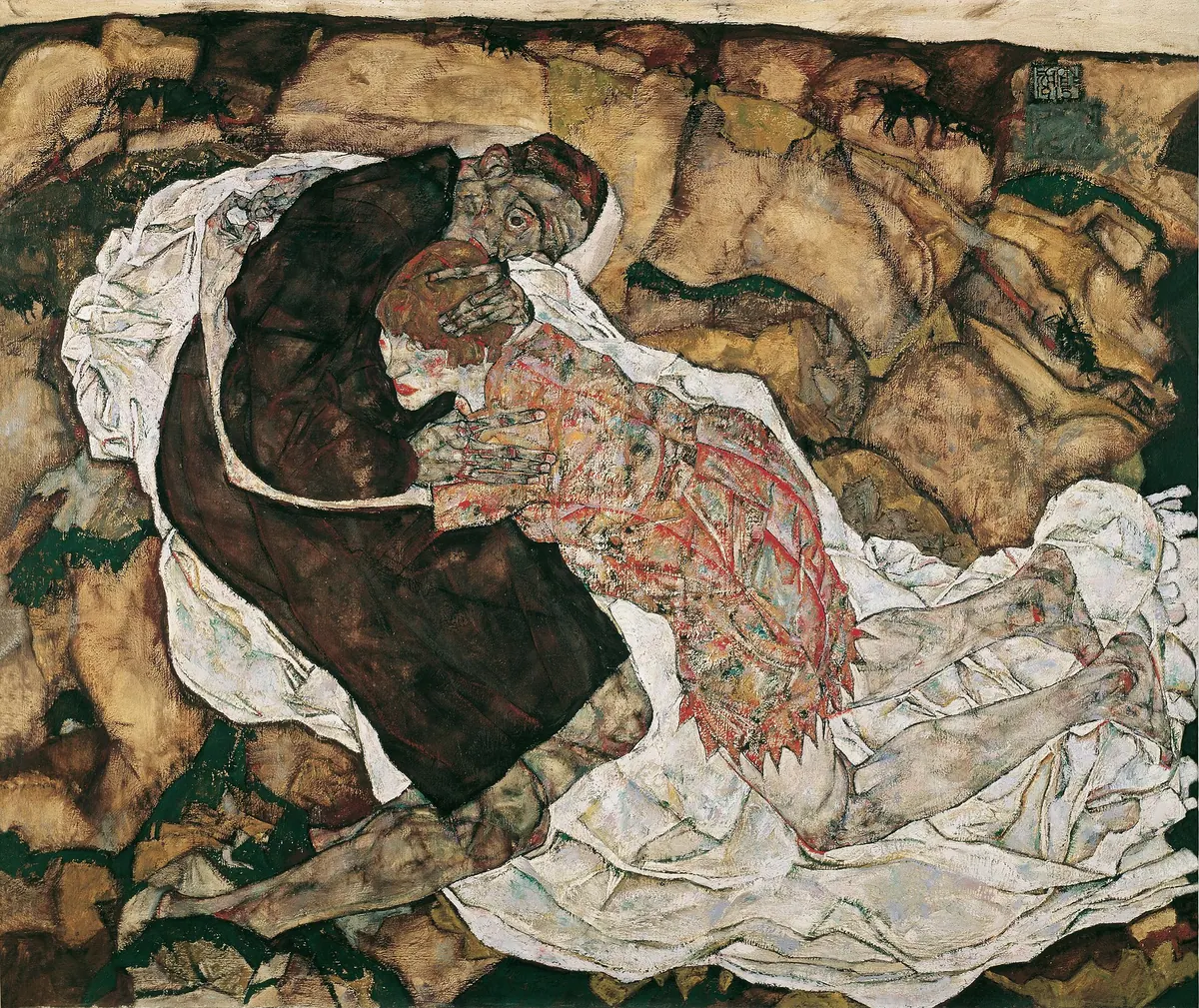 La Mort et la Jeune Fille, Egon Schiele