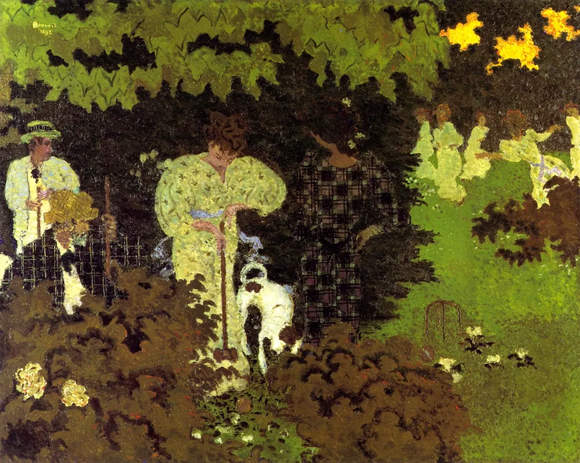 La Partie de croquet, Pierre Bonnard