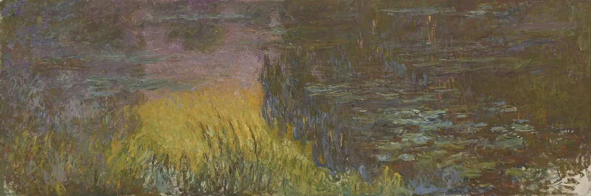 Les Nymphéas : Soleil couchant, Claude Monet