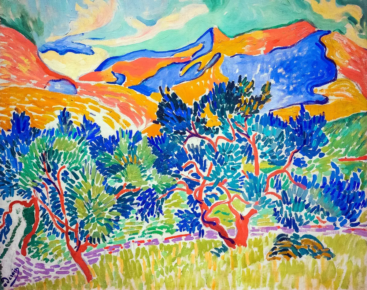 Montagnes à Collioure, André Derain