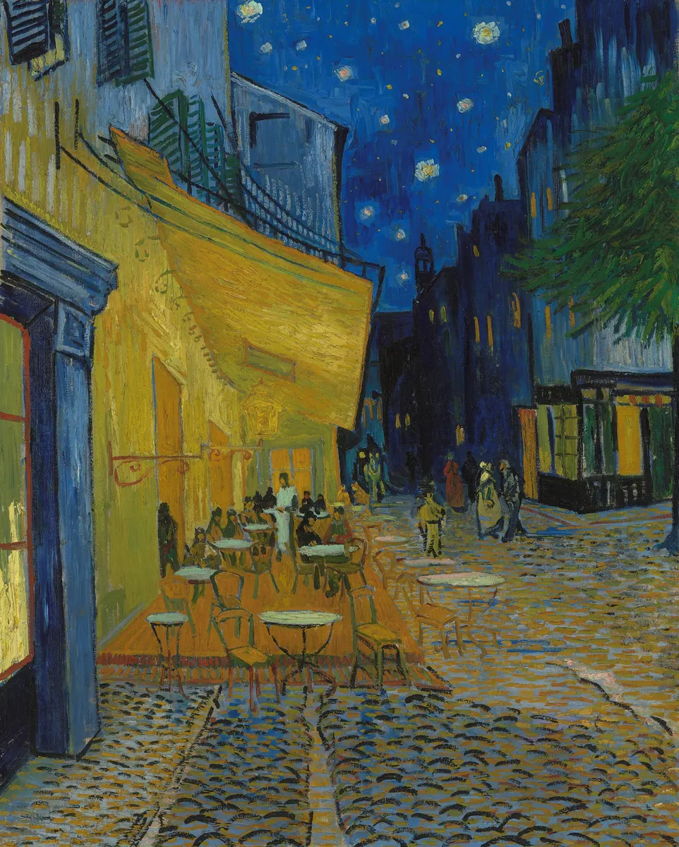 Terrasse du café le soir, Vincent van Gogh
