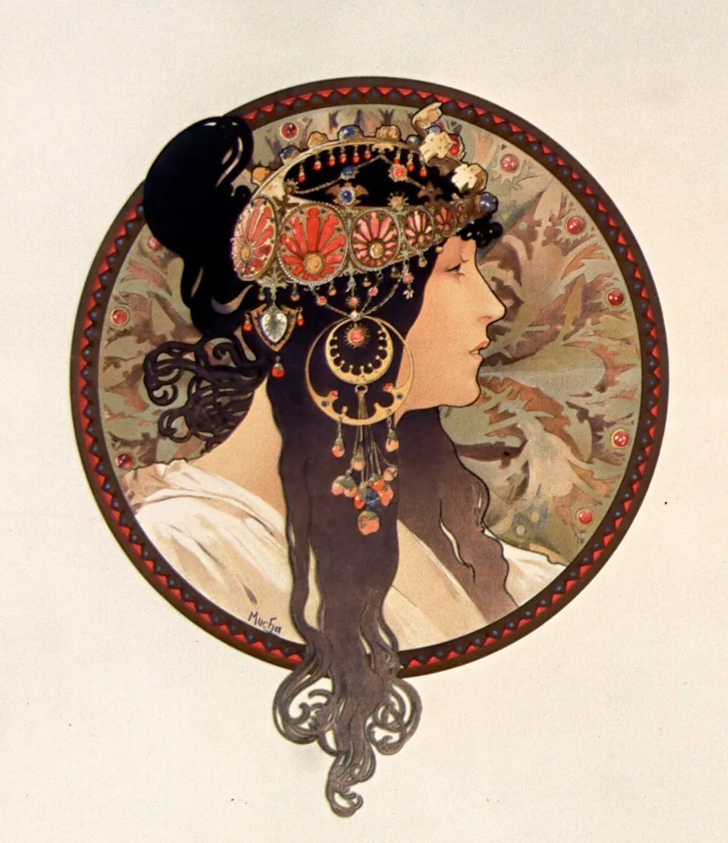Tête byzantine : la Brune